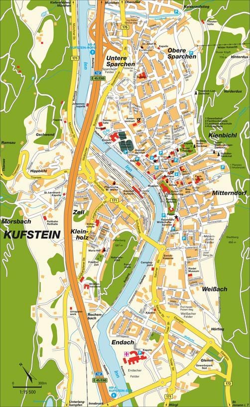 карта куфштайн Аустрија