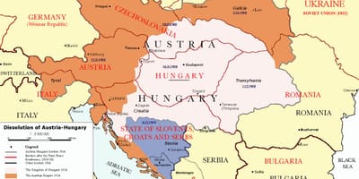 Аустрија Мађарска карта 1900