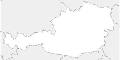 Карта Аустрије карта скице