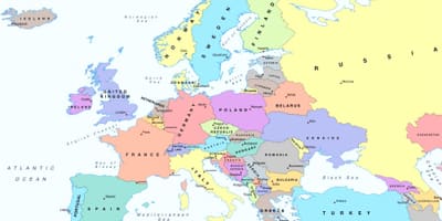 На мапи Европе у Аустрији