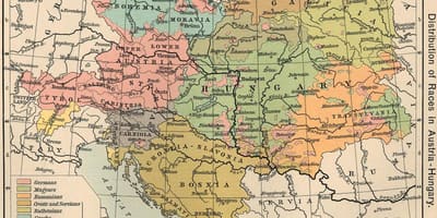 Аустрија Мађарска карта 1900