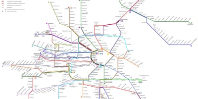Бечу у Аустрији на мапи метроа