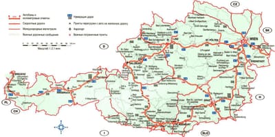 Карта кремс Аустрија