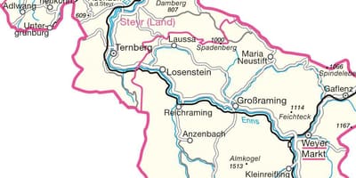 Карта штайр, Аустрија 